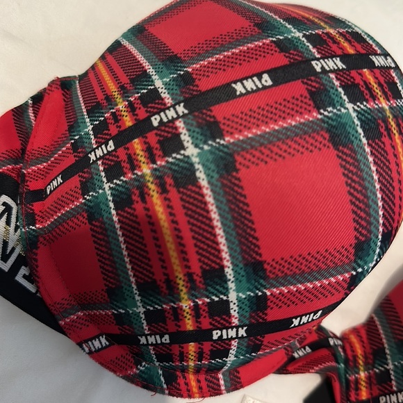 Victoria Secret Pink bra buffalo plaid - Picture 5 of 5